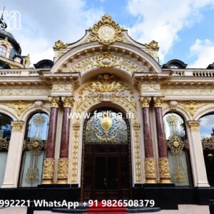 Elegant Luxury Resort Front View Design No-10685