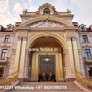 Modern Luxury Hotel Exterior with Balcony No-10719