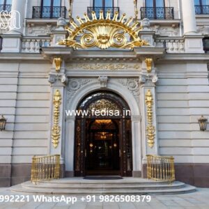 Luxury Resort Exterior with Artistic Facade No-10722