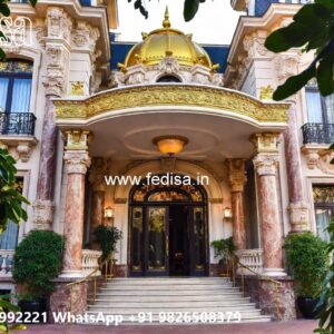 Luxury Hotel Elevation with Modern Architecture Style No-10728