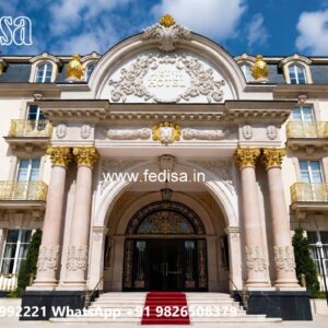 Luxury Hotel Exterior with Sophisticated Style No-10732