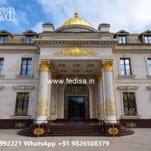 Luxury Hotel Front Architecture with Elegant Finish No-10742