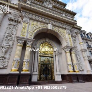 Luxury Hotel Elevation with Modern Texture No-10746