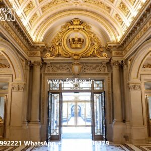 Luxury Hotel Facade Design with Artistic Lighting No-10755