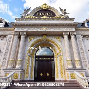 Luxury Hotel Exterior with Designer Facade No-10760