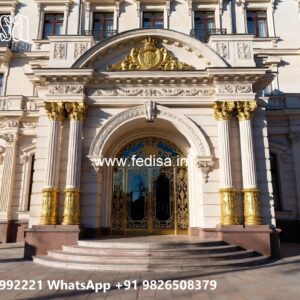 Luxury Hotel Exterior with Modern Glass Panels No-10766