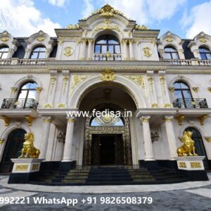 Luxury Hotel Elevation with Unique Exterior Style No-10769