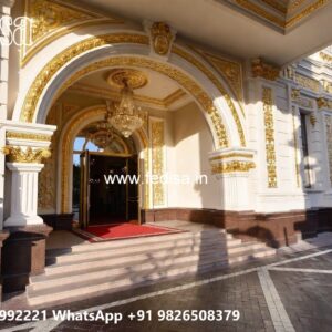 Luxury Resort Front Design with LED Lighting No-10782
