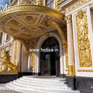Luxury Hotel Elevation with Grand Entrance No-10789