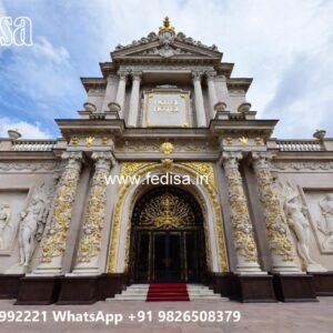 Elegant Hotel Main Gate Design for Premium Properties No-10803