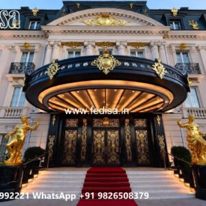 Stylish Hotel Front Gate Design for Luxury Hotels No-10805