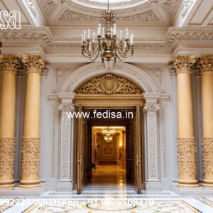 Hotel Main Gate Design with Elegant Lighting No-10814
