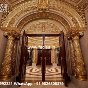 Decorative Hotel Gate Design for Modern Buildings No-10817
