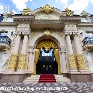 Elegant Hotel Driveway Entrance Gate Design No-10821
