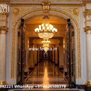 Stylish Hotel Entrance Architecture and Gate Design No-10825