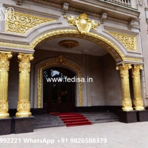 Hotel Entrance Gate Design with Royal Look No-10833