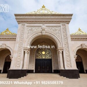 Luxury Hotel Main Gate Design with LED Lighting No-10843