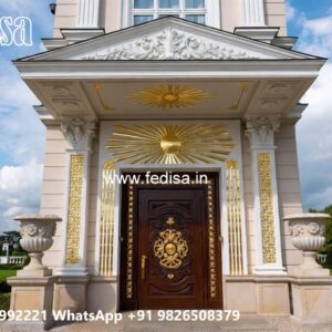 Hotel Exterior Gate Design with Premium Materials No-10847