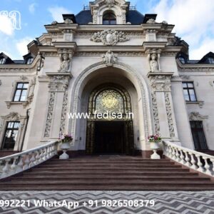 Hotel Front Gate Design with Stylish Facade No-10861