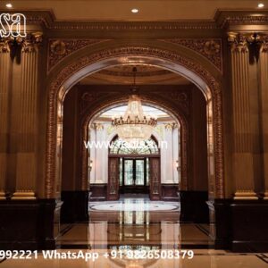 Hotel Entrance Gate Design with Stone Cladding No-10865