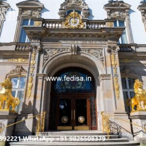 Resort Hotel Entrance Gate Design with Water Features No-10868