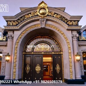Contemporary Hotel Gate Design for Elegant Exterior No-10869