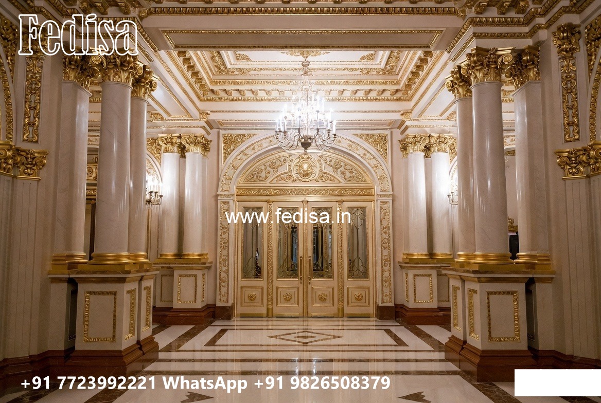 Luxury Hotel Entrance Gate Design with Golden Finish No-10870