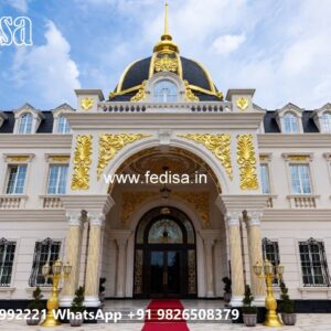 Hotel Entrance Gate Design with Modern Lighting Ideas No-10871