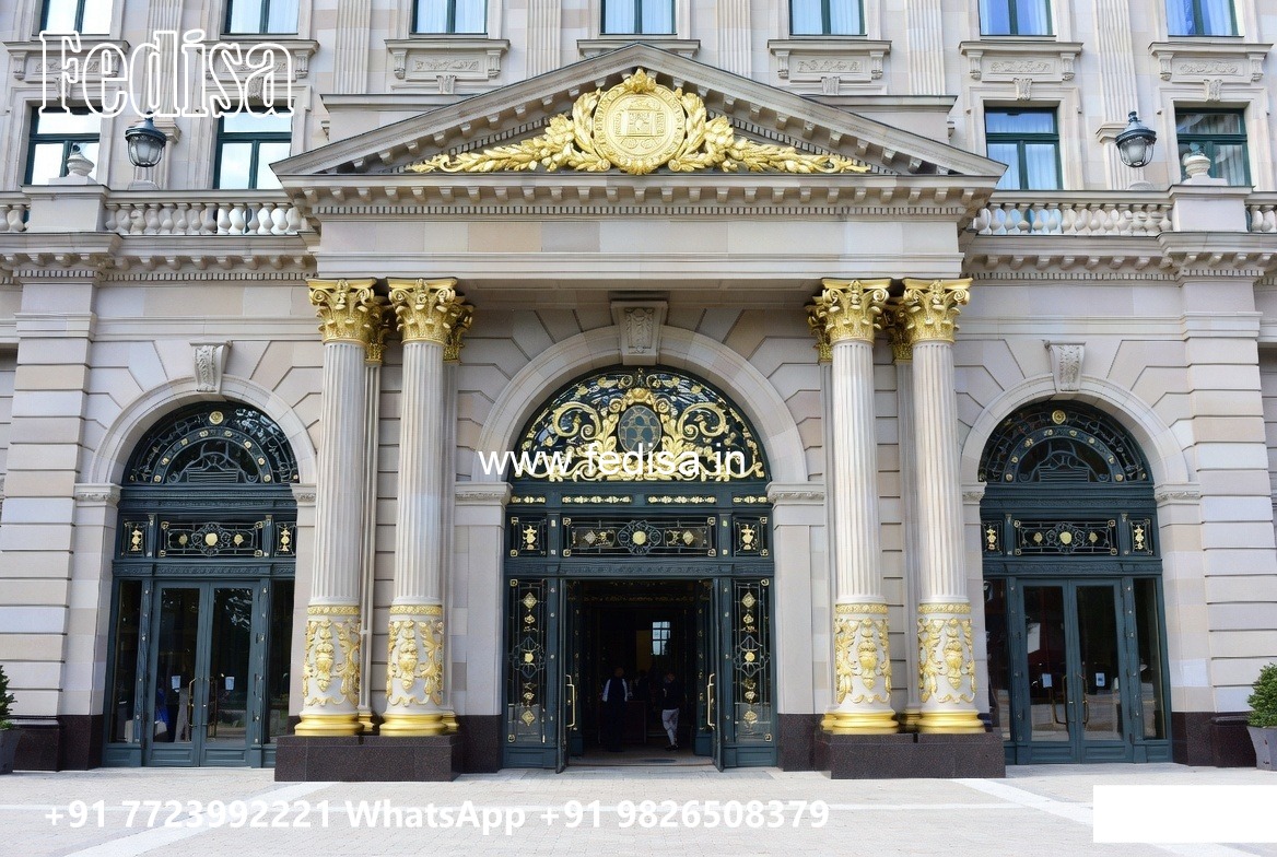Modern Hotel Entrance Gate Design with Luxury Appeal No-10879