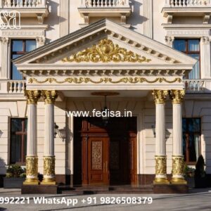 Hotel Entrance Gate Design with Royal Architecture No-10888