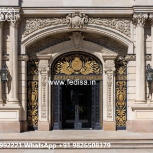 Contemporary Hotel Gate Design with Elegant Style No-10894
