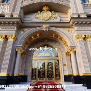 Elegant Hotel Front Gate Design with Modern Look No-10898