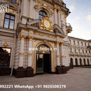 Beautiful Hotel Front View Elevation Design No-10914