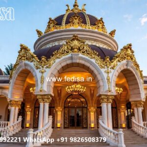 Hotel Exterior Elevation Design with Contemporary Appeal No-10915