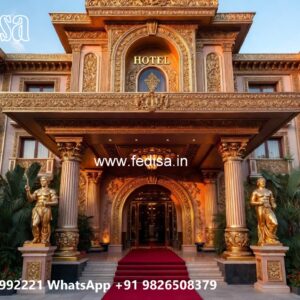 Elegant Hotel Building Elevation Design Ideas No-10917